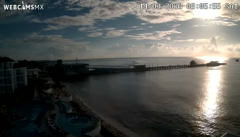 Playa del Carmen, Playa Playacar Beach Live Cam - Solidaridad, Quintana Roo, Mexico