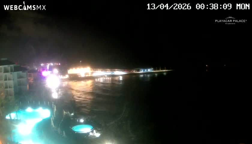 Playa del Carmen, Playa Playacar Beach Live Cam - Solidaridad, Quintana Roo, Mexico