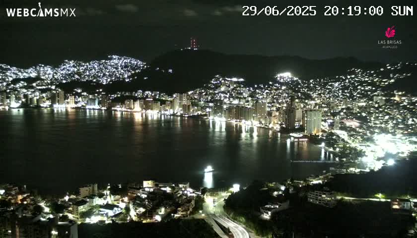 Acapulco City Skyline  Live Cam - Acapulco de Juarez, Guerrero, Mexico