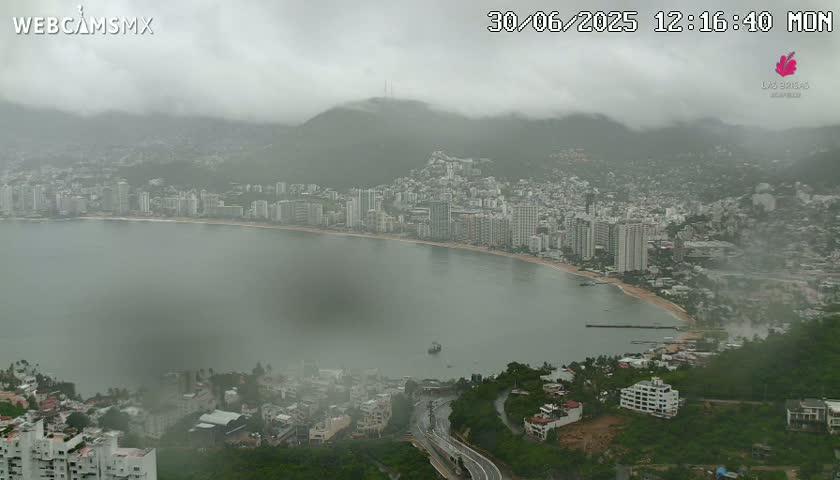 Acapulco City Skyline  Live Cam - Acapulco de Juarez, Guerrero, Mexico