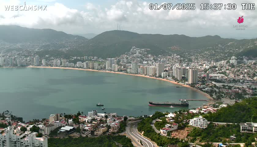 Acapulco City Skyline  Live Cam - Acapulco de Juarez, Guerrero, Mexico