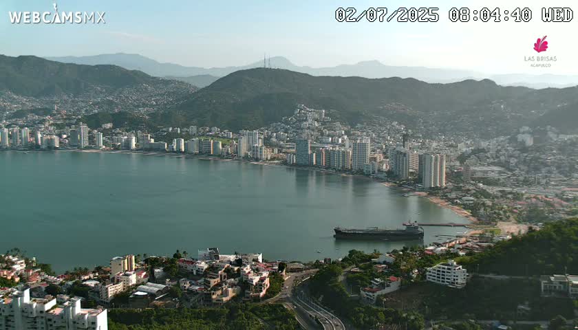 Acapulco City Skyline  Live Cam - Acapulco de Juarez, Guerrero, Mexico