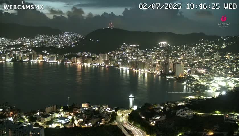 Acapulco City Skyline  Live Cam - Acapulco de Juarez, Guerrero, Mexico