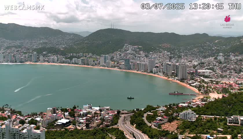 Acapulco City Skyline  Live Cam - Acapulco de Juarez, Guerrero, Mexico