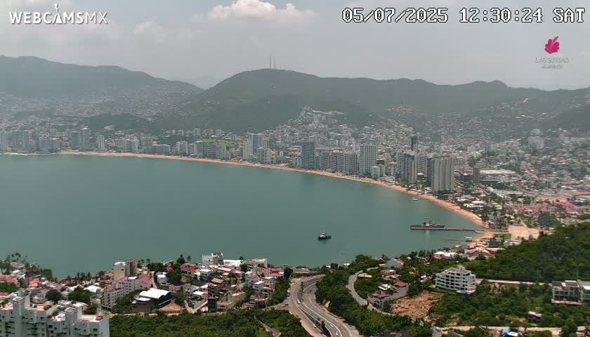 Acapulco City Skyline  Live Cam - Acapulco de Juarez, Guerrero, Mexico