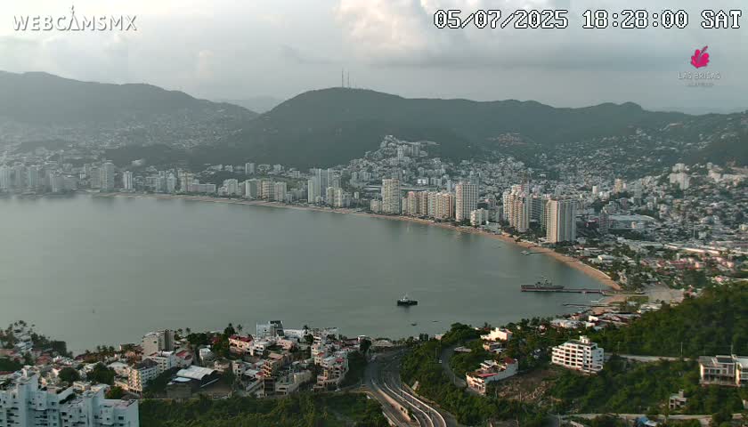 Acapulco City Skyline  Live Cam - Acapulco de Juarez, Guerrero, Mexico