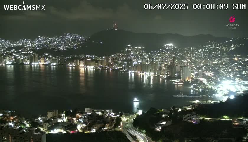 Acapulco City Skyline  Live Cam - Acapulco de Juarez, Guerrero, Mexico