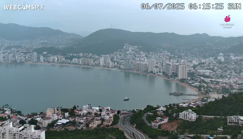 Acapulco City Skyline  Live Cam - Acapulco de Juarez, Guerrero, Mexico