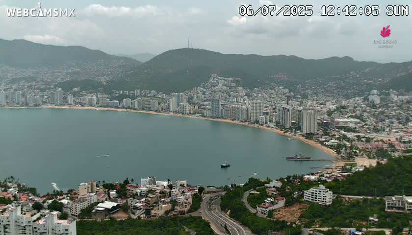 Acapulco City Skyline  Live Cam - Acapulco de Juarez, Guerrero, Mexico
