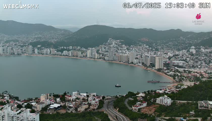 Acapulco City Skyline  Live Cam - Acapulco de Juarez, Guerrero, Mexico