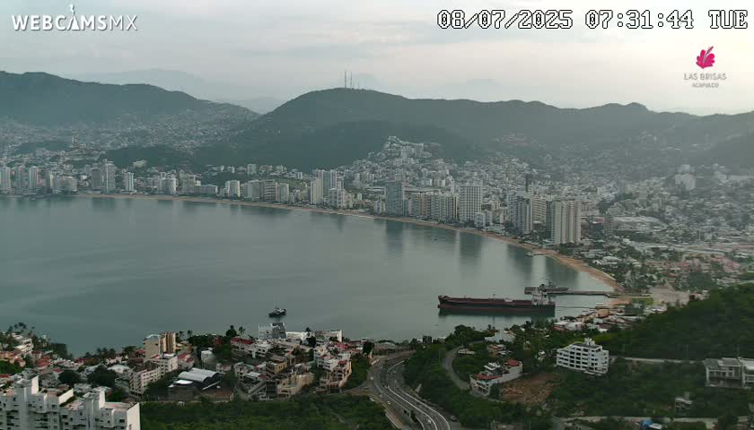 Acapulco City Skyline  Live Cam - Acapulco de Juarez, Guerrero, Mexico