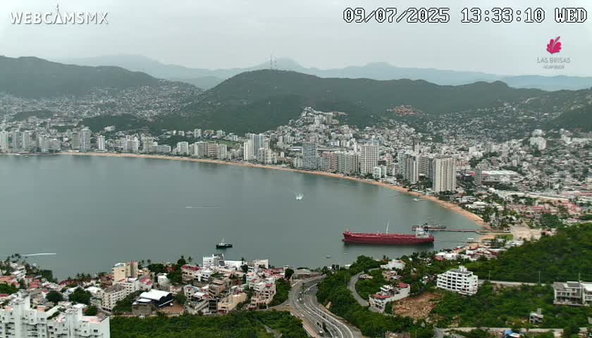 Acapulco City Skyline  Live Cam - Acapulco de Juarez, Guerrero, Mexico