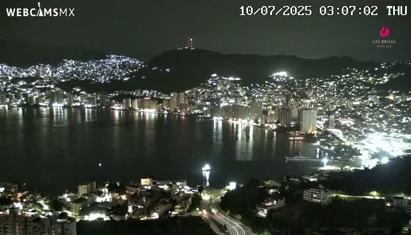 Acapulco City Skyline  Live Cam - Acapulco de Juarez, Guerrero, Mexico