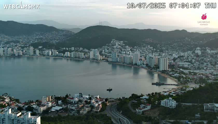 Acapulco City Skyline  Live Cam - Acapulco de Juarez, Guerrero, Mexico