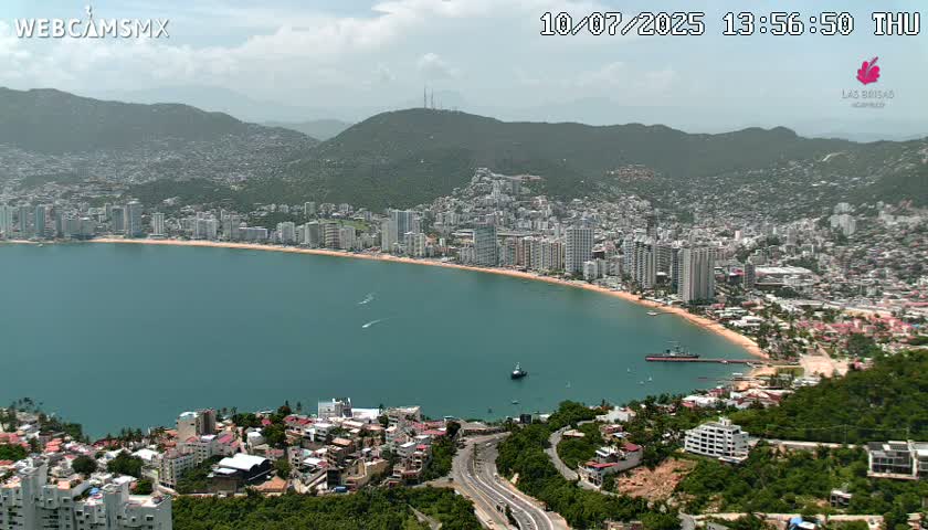 Acapulco City Skyline  Live Cam - Acapulco de Juarez, Guerrero, Mexico