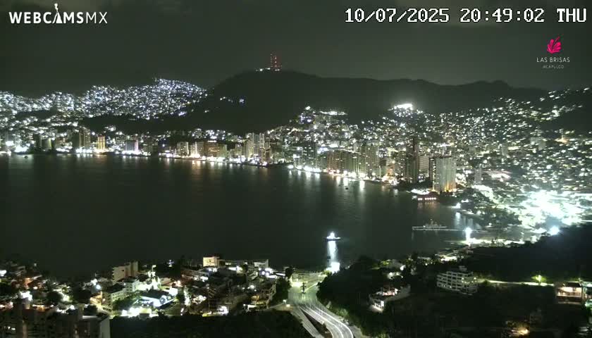 Acapulco City Skyline  Live Cam - Acapulco de Juarez, Guerrero, Mexico
