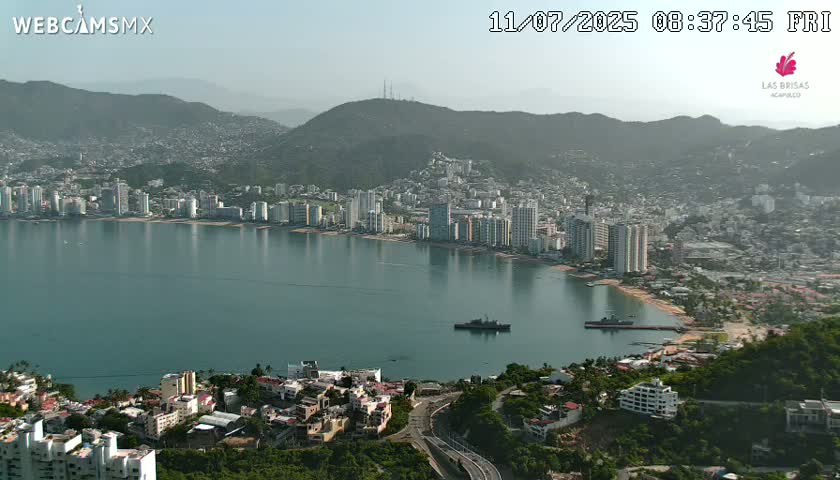 Acapulco City Skyline  Live Cam - Acapulco de Juarez, Guerrero, Mexico