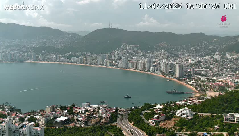 Acapulco City Skyline  Live Cam - Acapulco de Juarez, Guerrero, Mexico