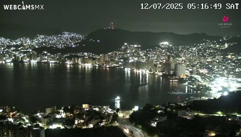 Acapulco City Skyline  Live Cam - Acapulco de Juarez, Guerrero, Mexico