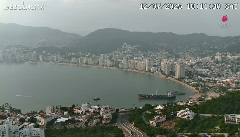 Acapulco City Skyline  Live Cam - Acapulco de Juarez, Guerrero, Mexico