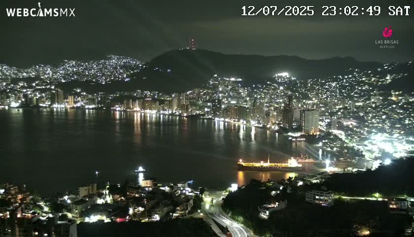 Acapulco City Skyline  Live Cam - Acapulco de Juarez, Guerrero, Mexico