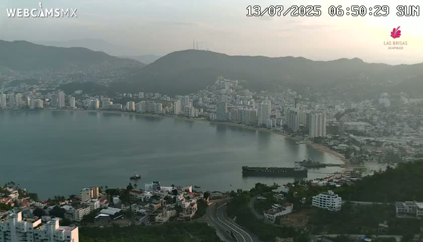 Acapulco City Skyline  Live Cam - Acapulco de Juarez, Guerrero, Mexico