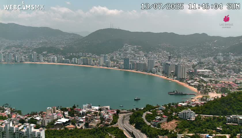 Acapulco City Skyline  Live Cam - Acapulco de Juarez, Guerrero, Mexico