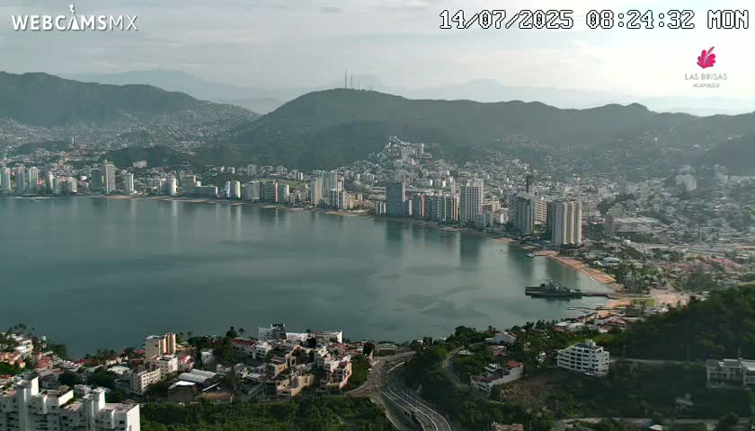 Acapulco City Skyline  Live Cam - Acapulco de Juarez, Guerrero, Mexico