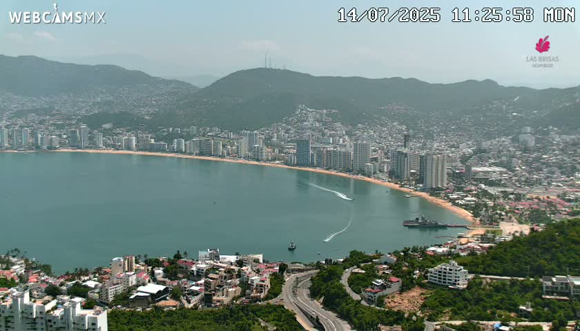 Acapulco City Skyline  Live Cam - Acapulco de Juarez, Guerrero, Mexico