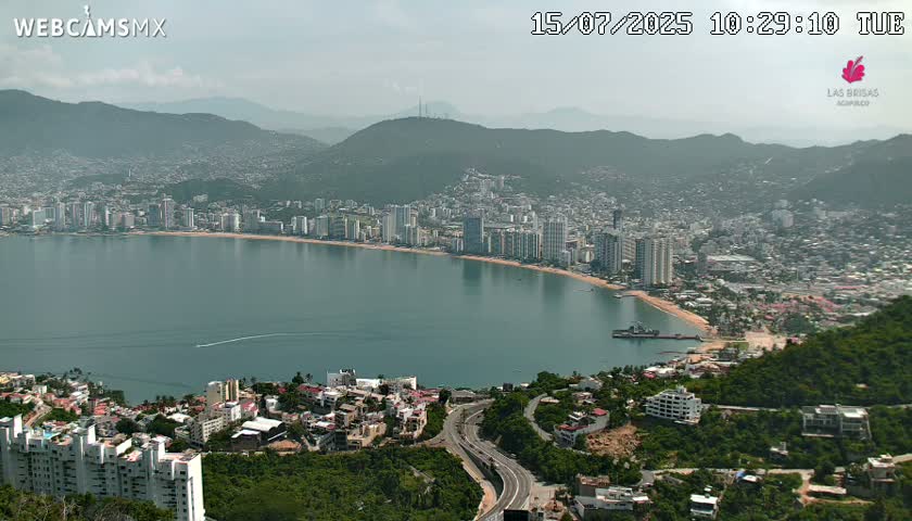 Acapulco City Skyline  Live Cam - Acapulco de Juarez, Guerrero, Mexico