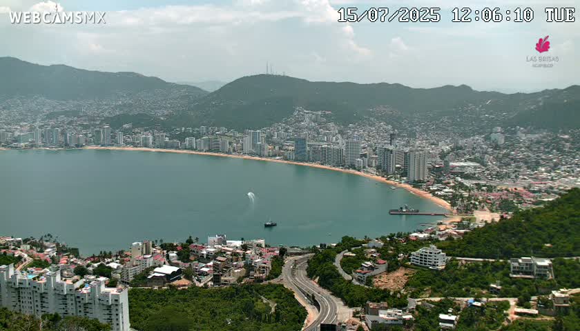 Acapulco City Skyline  Live Cam - Acapulco de Juarez, Guerrero, Mexico