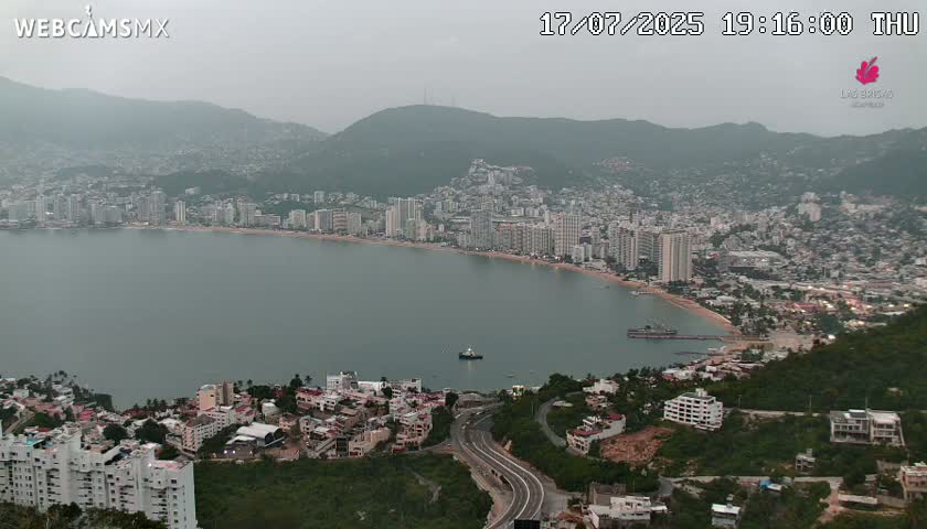 Acapulco City Skyline  Live Cam - Acapulco de Juarez, Guerrero, Mexico