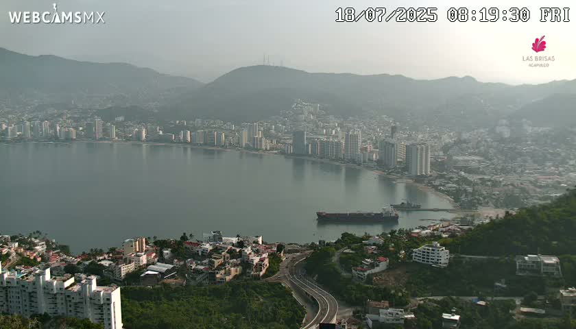 Acapulco City Skyline  Live Cam - Acapulco de Juarez, Guerrero, Mexico