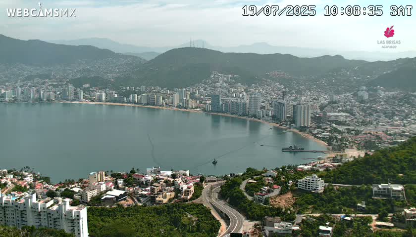 Acapulco City Skyline  Live Cam - Acapulco de Juarez, Guerrero, Mexico