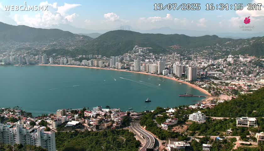 Acapulco City Skyline  Live Cam - Acapulco de Juarez, Guerrero, Mexico