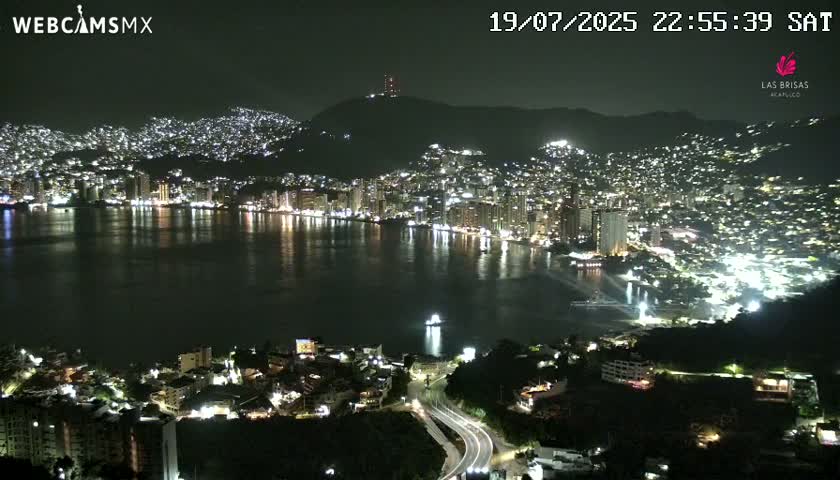 Acapulco City Skyline  Live Cam - Acapulco de Juarez, Guerrero, Mexico