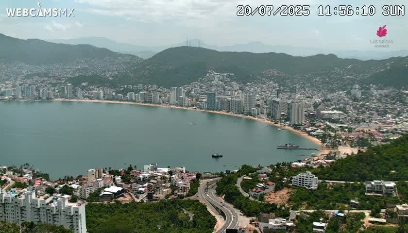 Acapulco City Skyline  Live Cam - Acapulco de Juarez, Guerrero, Mexico