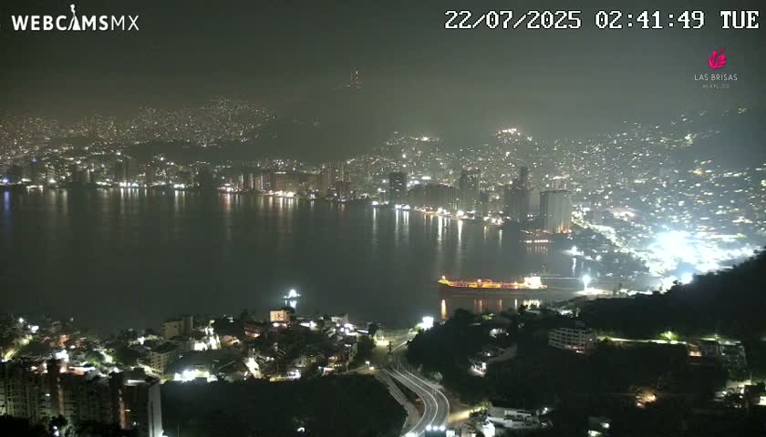 Acapulco City Skyline  Live Cam - Acapulco de Juarez, Guerrero, Mexico