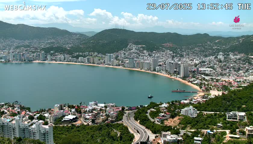 Acapulco City Skyline  Live Cam - Acapulco de Juarez, Guerrero, Mexico