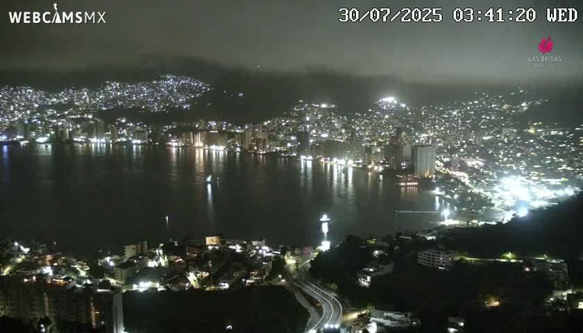 Acapulco City Skyline  Live Cam - Acapulco de Juarez, Guerrero, Mexico