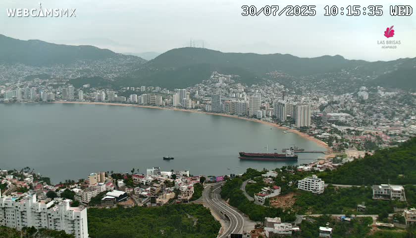 Acapulco City Skyline  Live Cam - Acapulco de Juarez, Guerrero, Mexico