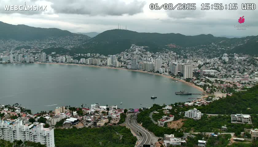 Acapulco City Skyline  Live Cam - Acapulco de Juarez, Guerrero, Mexico