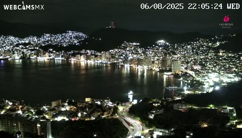 Acapulco City Skyline  Live Cam - Acapulco de Juarez, Guerrero, Mexico