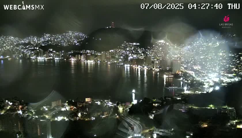 Acapulco City Skyline  Live Cam - Acapulco de Juarez, Guerrero, Mexico
