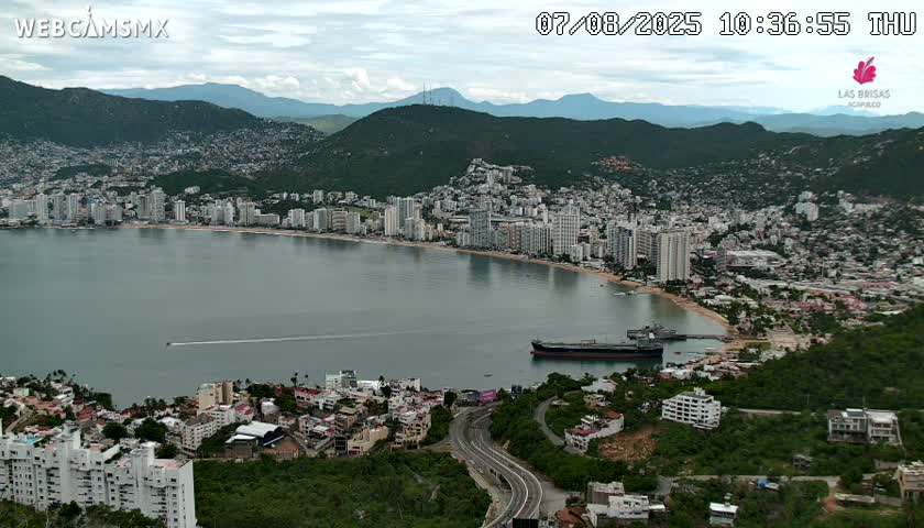 Acapulco City Skyline  Live Cam - Acapulco de Juarez, Guerrero, Mexico