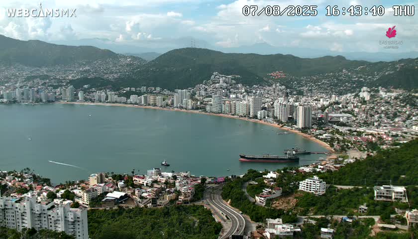 Acapulco City Skyline  Live Cam - Acapulco de Juarez, Guerrero, Mexico