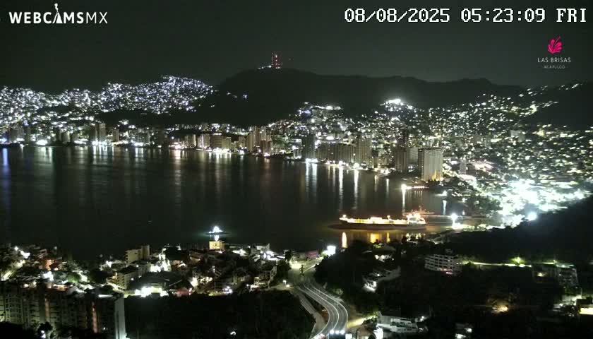 Acapulco City Skyline  Live Cam - Acapulco de Juarez, Guerrero, Mexico