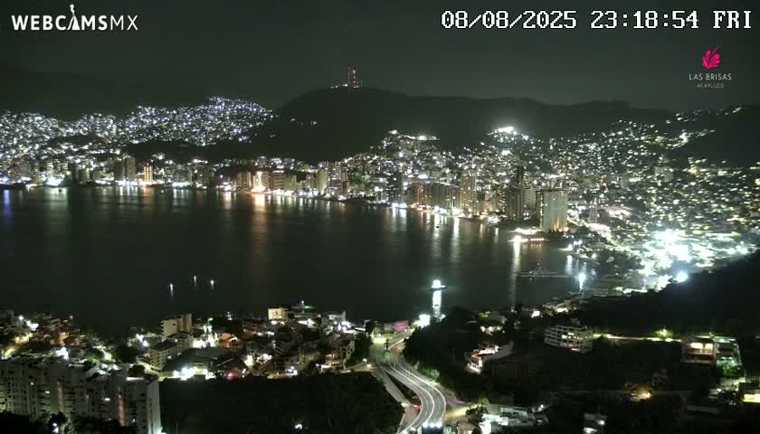 Acapulco City Skyline  Live Cam - Acapulco de Juarez, Guerrero, Mexico