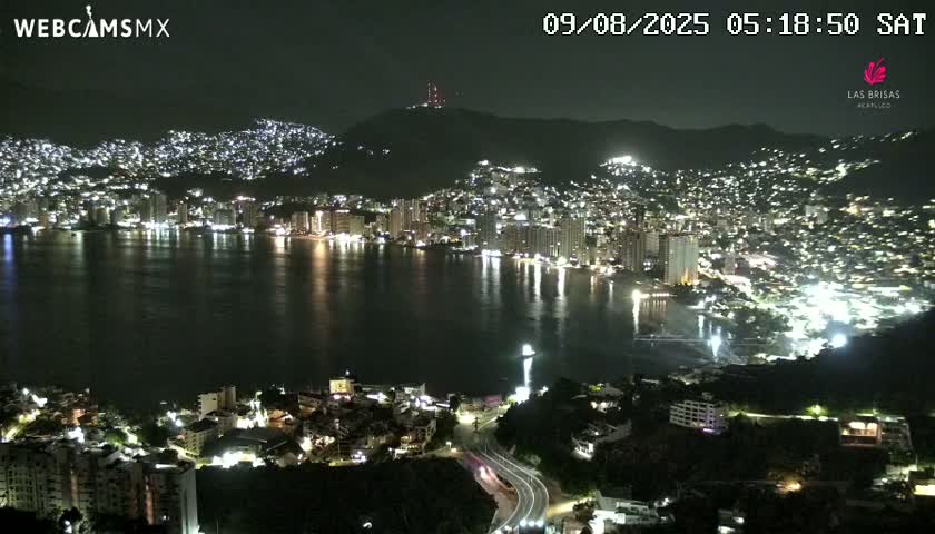 Acapulco City Skyline  Live Cam - Acapulco de Juarez, Guerrero, Mexico