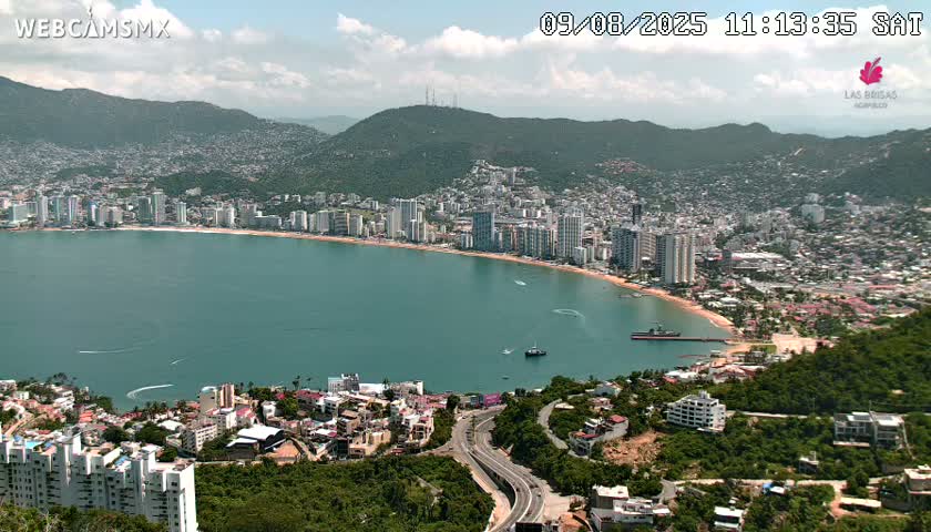 Acapulco City Skyline  Live Cam - Acapulco de Juarez, Guerrero, Mexico